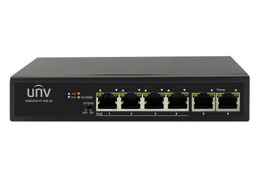 UNV | SWITCH 4-PORT - 2 UPLINK - PORT POE
