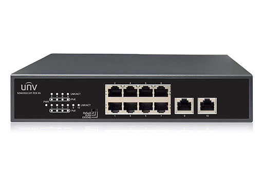 UNV | SWITCH 8-PORT-2 UPLINK-PORT POE