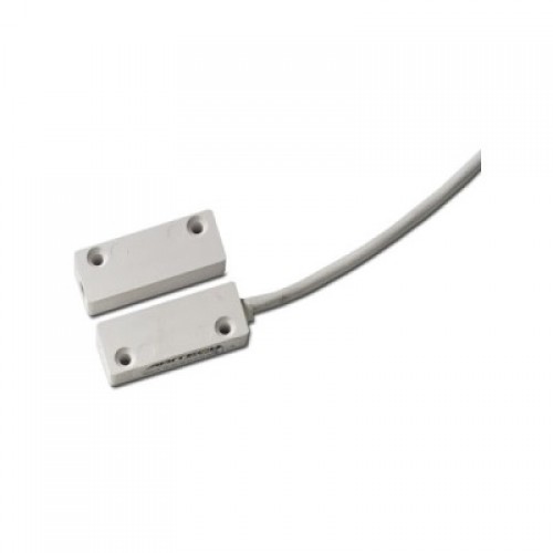 ELKRON | CONTACT MAGNETIQUE FILAIRE EN PVC BLANC ENCASTREE