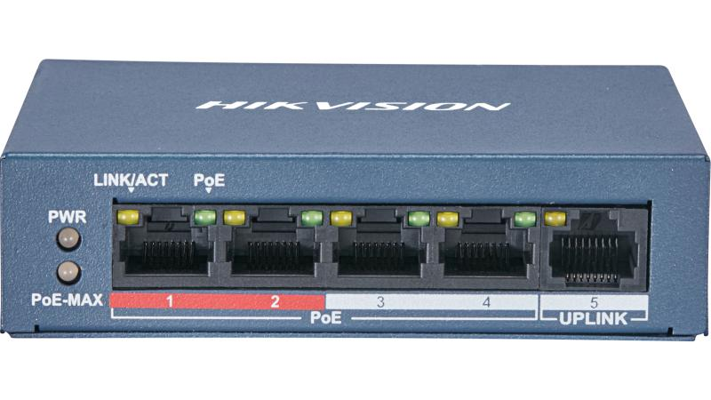 HIKVISION | SWITCH POE 4 PORTS