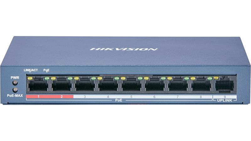 HIKVISION | SWITCH POE 8 PORTS