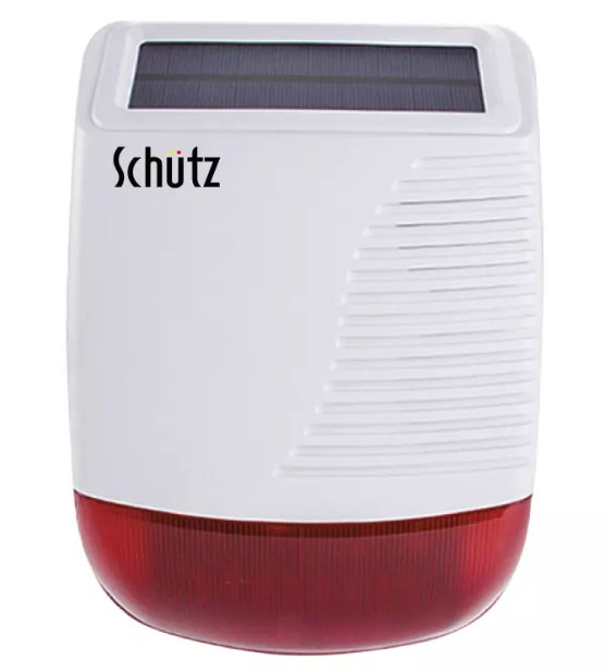 SCHUTZ | SIRENE SOLAR WIRELESS ALARME EXTERIEUR ROBUSTE ETANCHE