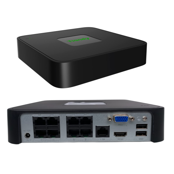 TIANDY | NVR 8CH POE 6MP HDD UP TO 6TB VGA HDMI